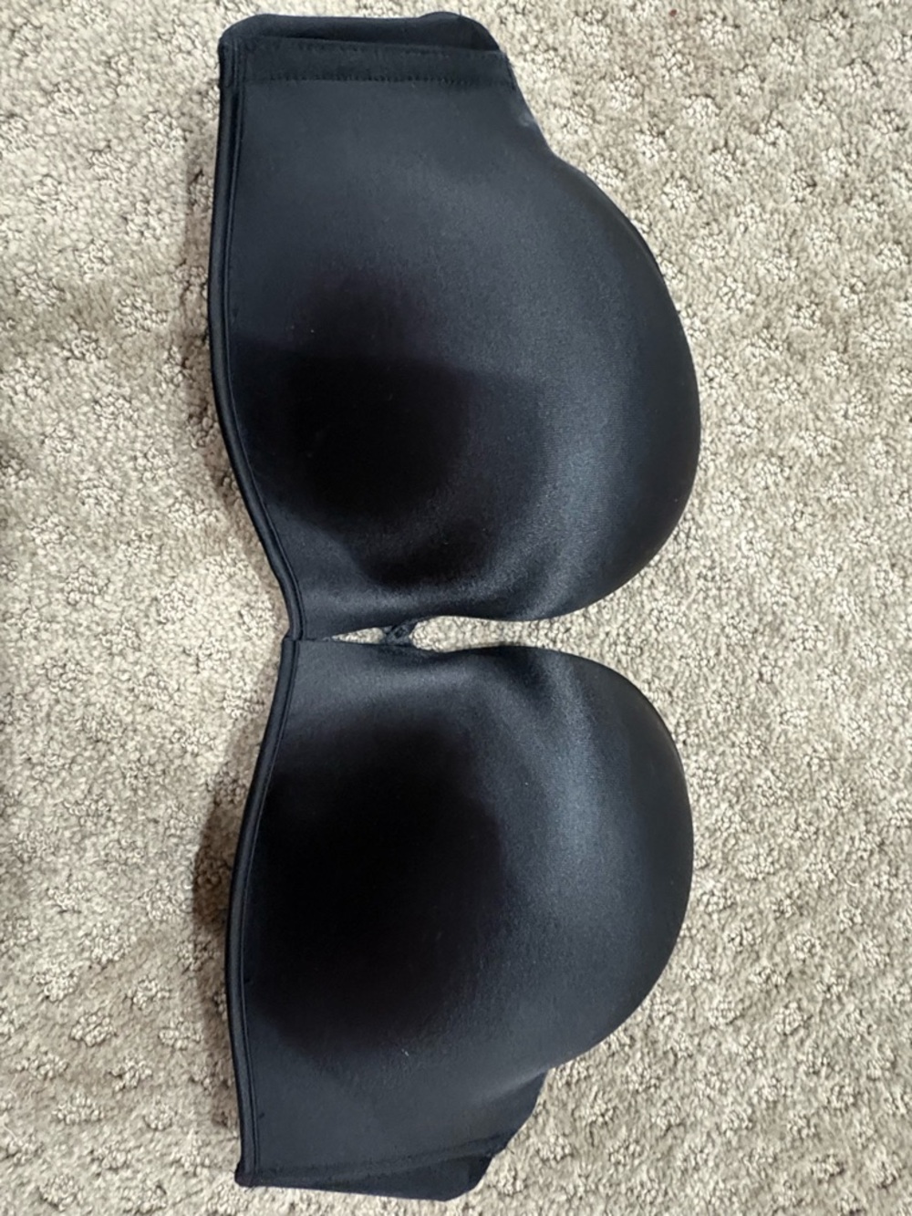 Victoria's Secret Black Strapless Smooth Adhesive Bra